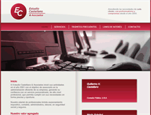 Tablet Screenshot of castellanoyasociados.com